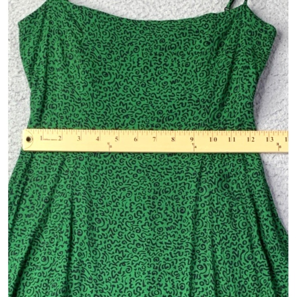 Reformation Dress Womens Size 2 Vollare Dress In Jitterbug Green and Black Dress - Picture 5 of 10